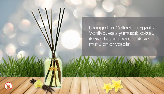 L'rouge Egzotik Vanilya Bambu Oda Parfümü 130ml