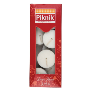 Piknik Mum  Kütük Kisa 2'Li 205P