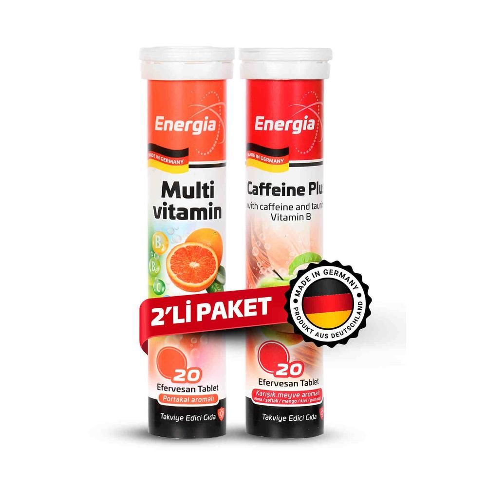 Energia Caffeine Plus 20 Efervesan Tablet