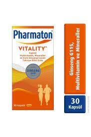 Pharmaton Vitality 30 Tablet + Müsli Kabı