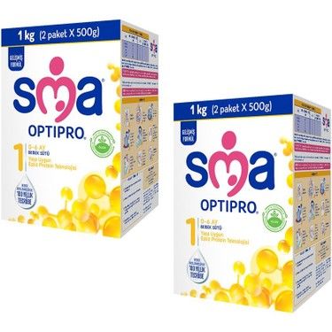 SMA Optipro Probiyotik 1 Bebek Sütü 1000 gr - 2 Adet