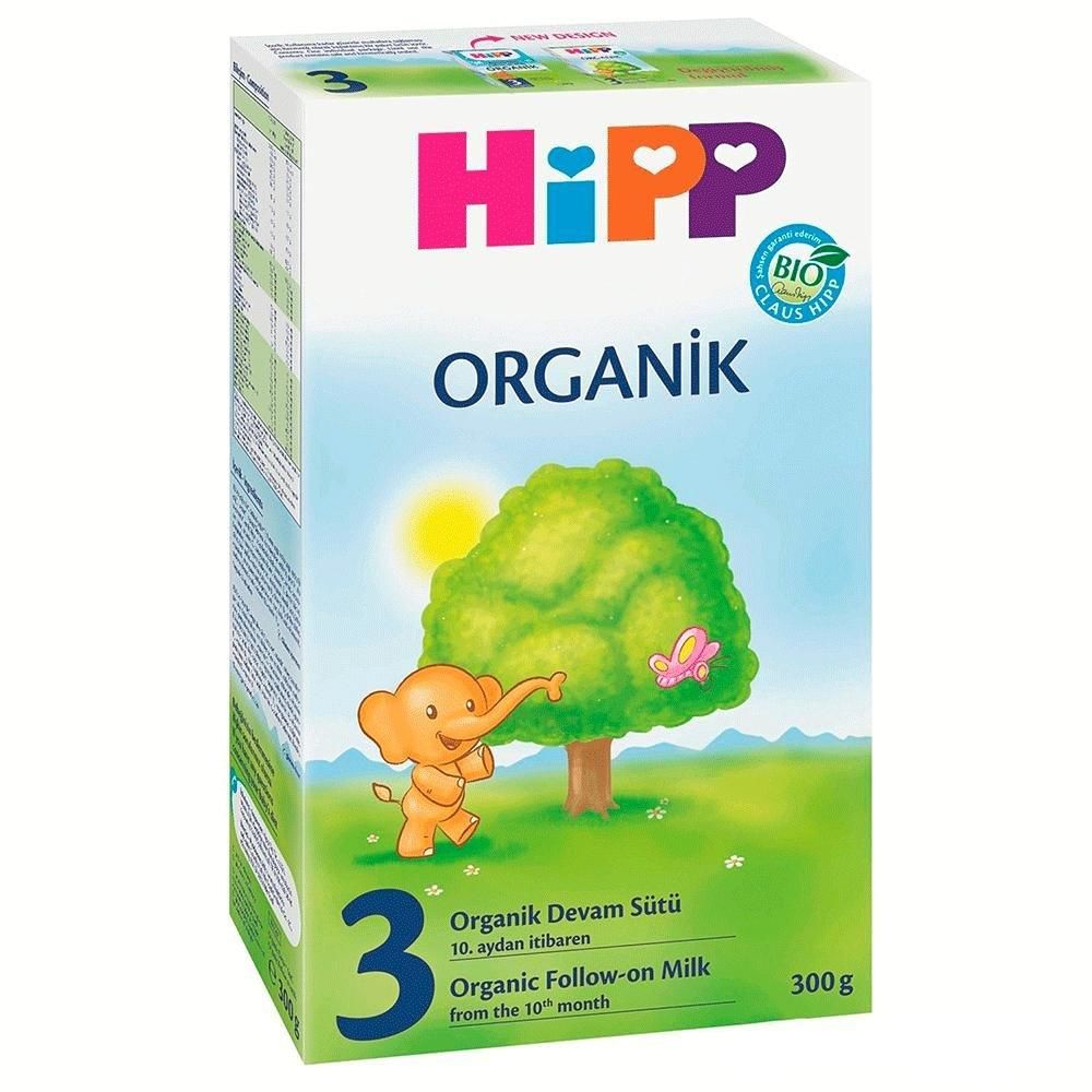 Hipp 3 Organik Devam Sütü 300 gr - 10 Adet