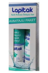 Lapitak Koku Önleyici Ayak Spreyi 125ml+ Ayak Kokusu Önleyici Krem 60ml Set