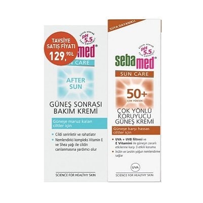 Sebamed Sun 50+Krem +Aftersun 100