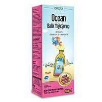 SKT:09/2023 Ocean Balık Yağı Şurubu Karışık Meyve Aromalı 150ml