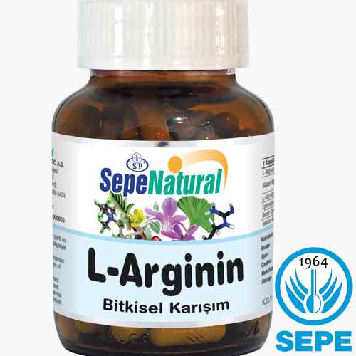 L-Arginine L-Arjinin Bitkisel Ekstrakt Karışım Kapsül 90 x 380 mg