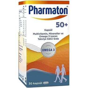 Pharmaton 50 Plus 30 Kapsül + Müsli Kabı