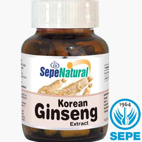 Korean Ginseng Extract 60 Kapsül 480 mg Kore Ginseng Ekstresi