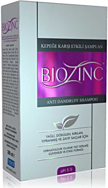 Biozinc Yağlı Saç ve Kepekli Saç için Şampuan