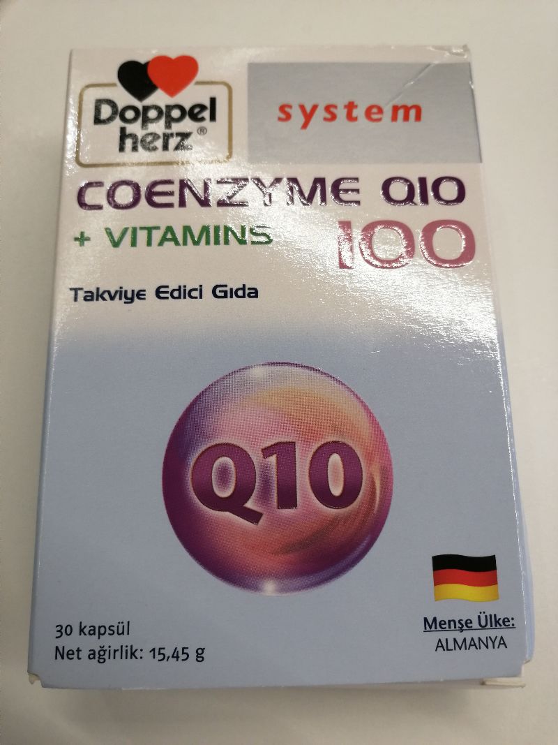 Doppelherz Koenzim Q10 100 mg + C Vitamini 30 Kapsül