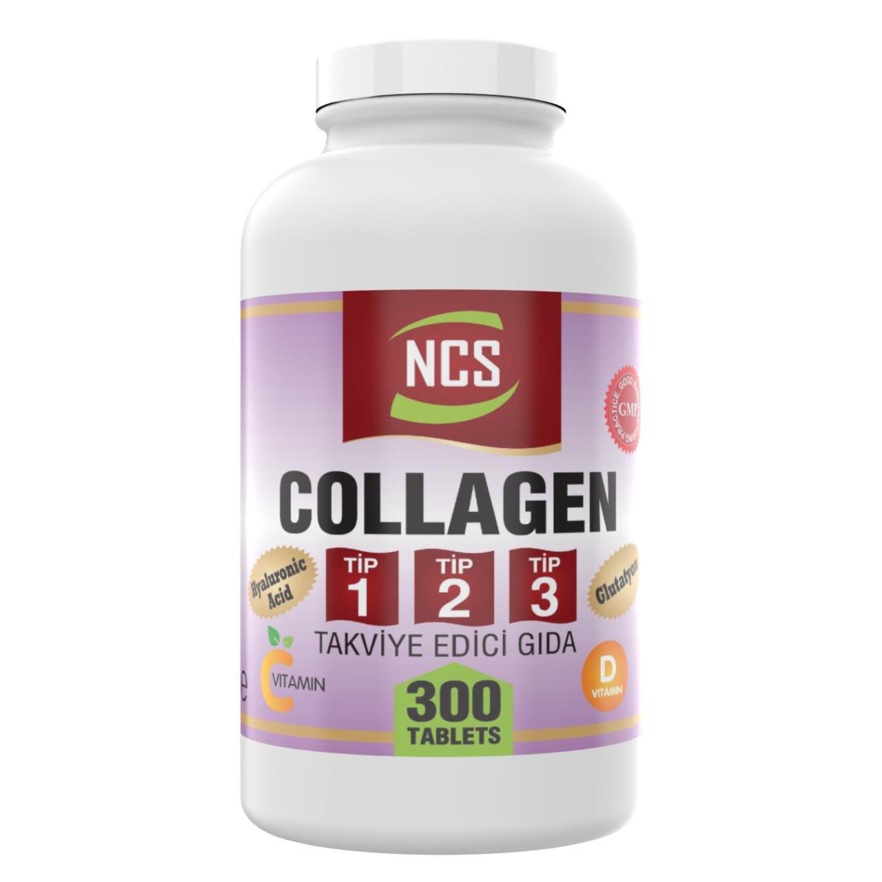 Ncs Collagen Tip 1-2-3 Hyaluronik Asit Glutatyon 300 Tablet