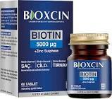 Bioxcin Biotin 5000 ug 60 Tablet - Kutusuz