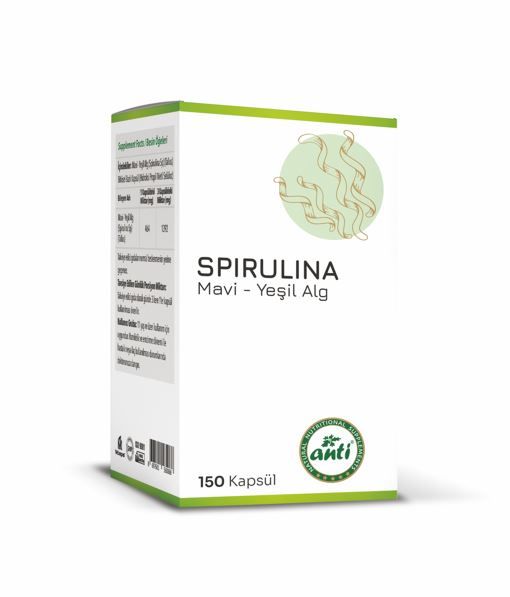 Spirulina Mavi Yeşil Alg 150 Kapsül