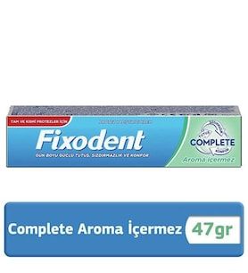 Fixodent Complete Natural Krem 47 gr 3 Adet