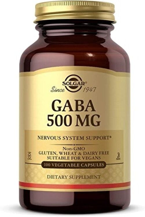 Solgar Gaba Vegetable Capsules 500 mg