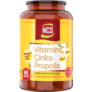Ncs Vitamin C Çinko Propolis 60 Tablet