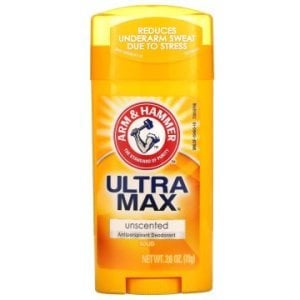 Arm Hammer Ultra Max Unscented Antiperspirant Deodorant Stick 73gr