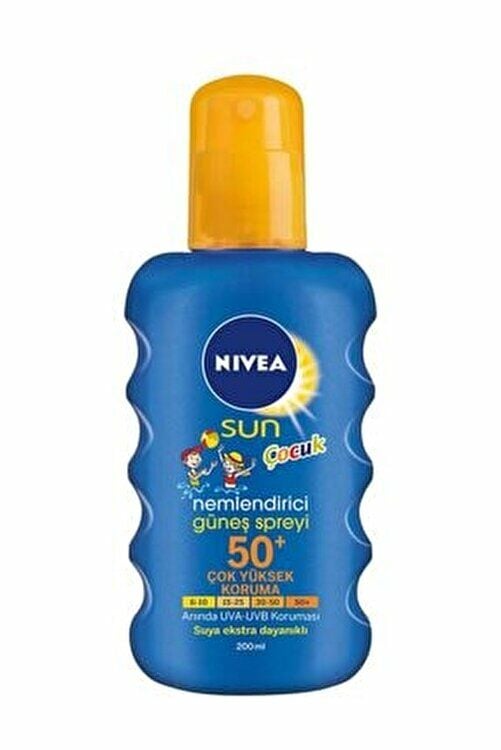 Nivea Sun Çocuk Güneş Spreyi Nemlendirici SPF50+ 200 ml