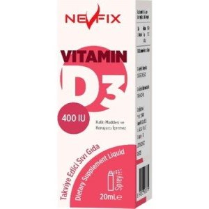 Nevfix Vitamin D3 400 Iu 20 ml Sprey (Sıvı)