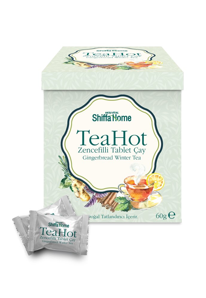 TEAHOT ZENCEFİLLİ ÇAY 20 TABLET