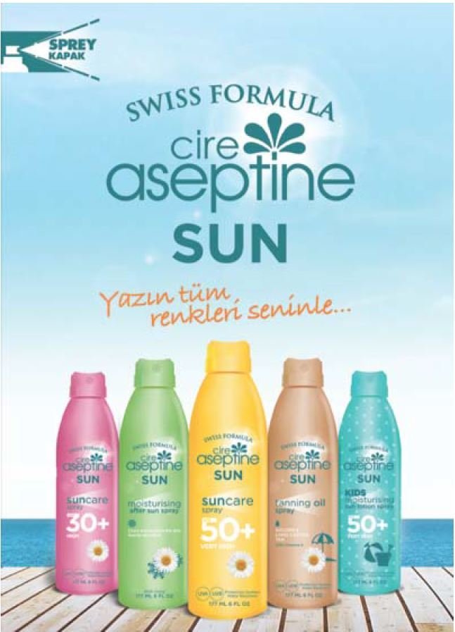 CIRE ASEPTINE KIDS MOISTURISING SUN LOTION SPRAY 50+SPF