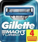 Gillette Mach3 Turbo 4'lü Bıçak