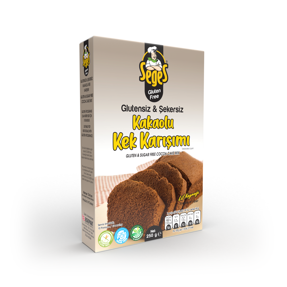 Seges Glutensiz Kek Karışımı Kakaolu 250g