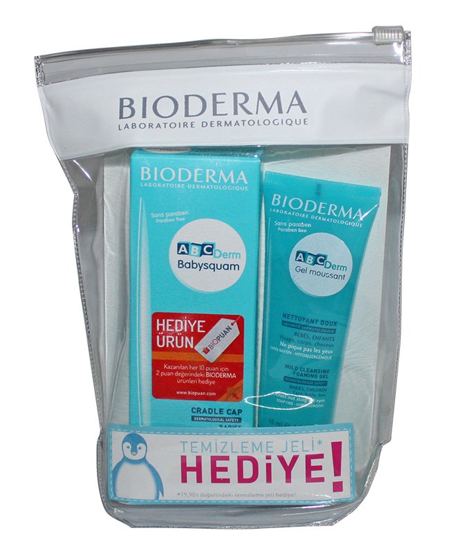 Bioderma ABCDerm Babysquam Cream 40 ml + Temizleme Jeli Hediye