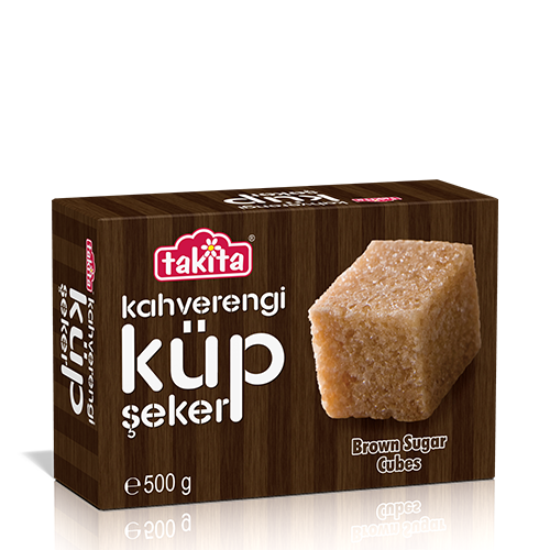 Takita Kahverengi Küp Şeker 500gr