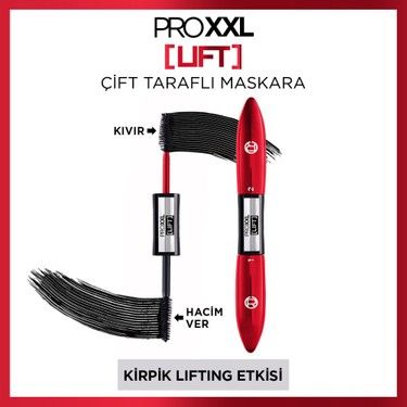 L'Oreal Paris Pro XXL Lift Çift Taraflı Maskara Kirpik Lifting Etkisi