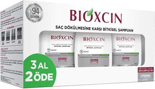 Bioxcin Klasik Şampuan Yağlı Saçlar İçin 300 ml - 3 Al 2 Öde (119,80 TL Etiketli)