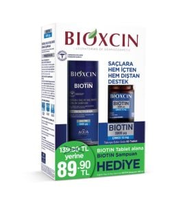 Bioxcin Biotin 5000 Mcg 60 Tablet + Sampuan Hediye Kofre