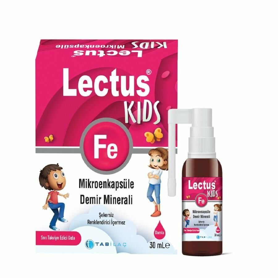 Lectus Kids Mikroenkapsule Demir 30 ml