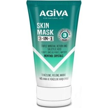 Agiva 3 In 1 Temizleme Peeling Maske 150 ml