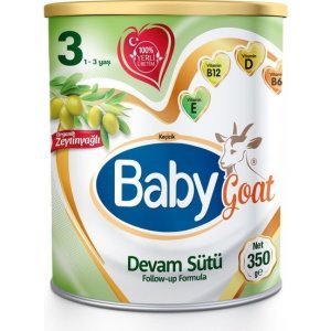 Baby Goat 3 Keçi Sütü Bazlı Organik Zeytinyağlı Bebek Sütü 350 gr