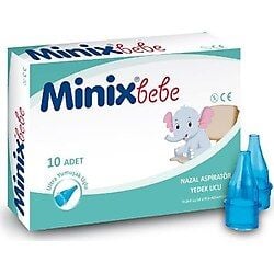 Minix Bebe Aspiratör + Uç 4'lü + Yedek Uç 10'lu