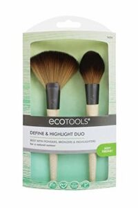 Ecotools Define ve Highlight Duo 2'li Makyaj Fırçası Seti