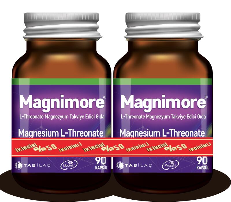 Magnimore L-Threonate 90 + 90 Kapsül Avantajlı Paket