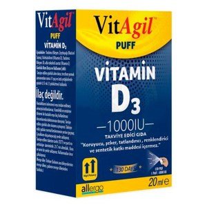 Vitagil Vitamin D3 Sprey 1000 İu 