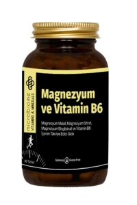 Microbiome Magnezyum ve Vitamin B6 60 Tablet