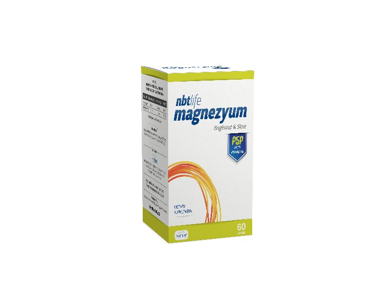 Nbtlife Magnezyum P5P Vitamin B6 60 Kapsül