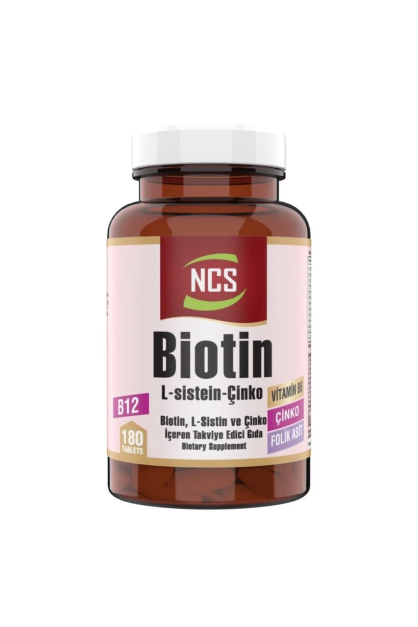 Ncs Biotin L-Sistein Çinko Vit B6 Çinko Folik Asit 180 Tablet