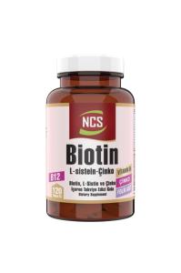Ncs Biotin L-Sistein Çinko Vit B6 Çinko Folik Asit 120 Tablet