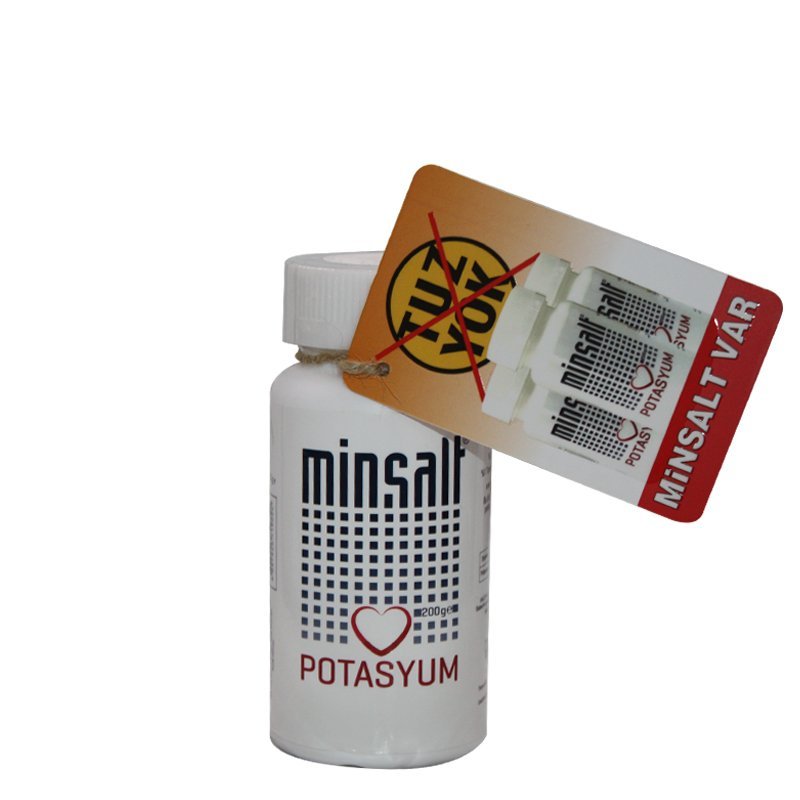 Minsalt %75 Potasyum İçeren Tuz 200G