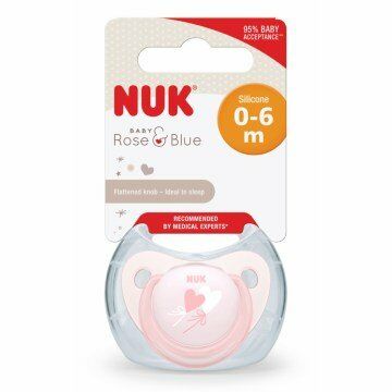 Nuk 730342 Baby Rose Silikon Emzik 0-6 Ay - Kutulu