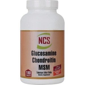 Ncs Glukozamin Chondroitin Msm Kollajen Turmeric 180 Tablet