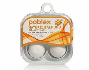 Poblex Natural Balmumu Kulak Tıkacı 2li