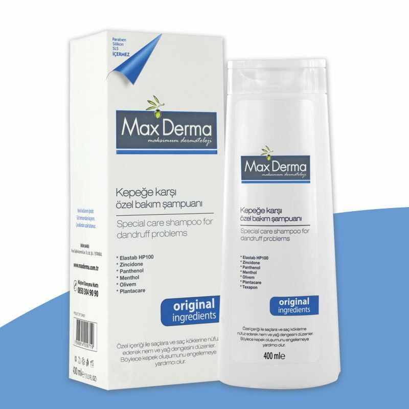 Maxderma Kepeğe Karşı Özel Bakım Şampuanı 400 ml