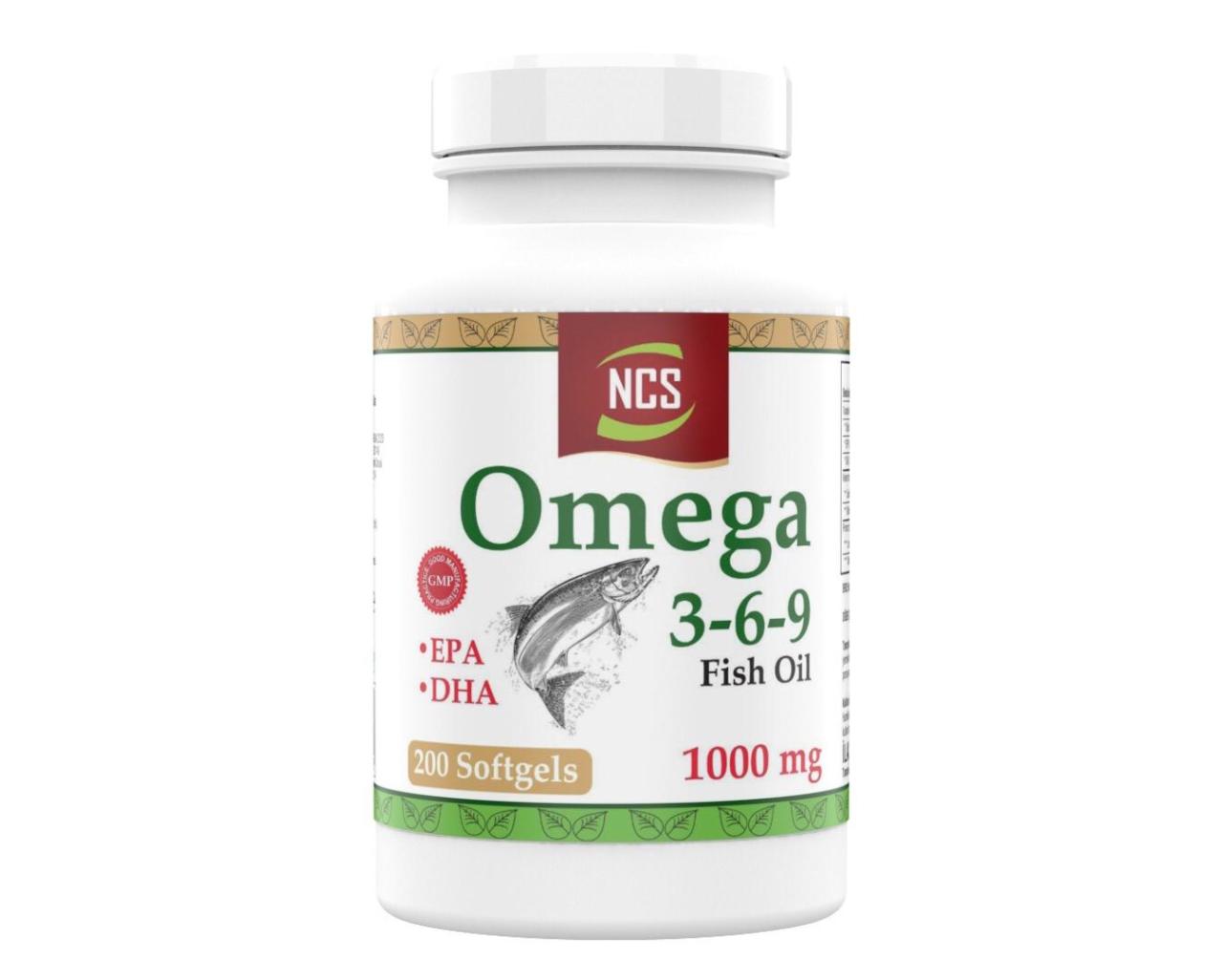 Ncs Omega 3.6.9 200 Softgels