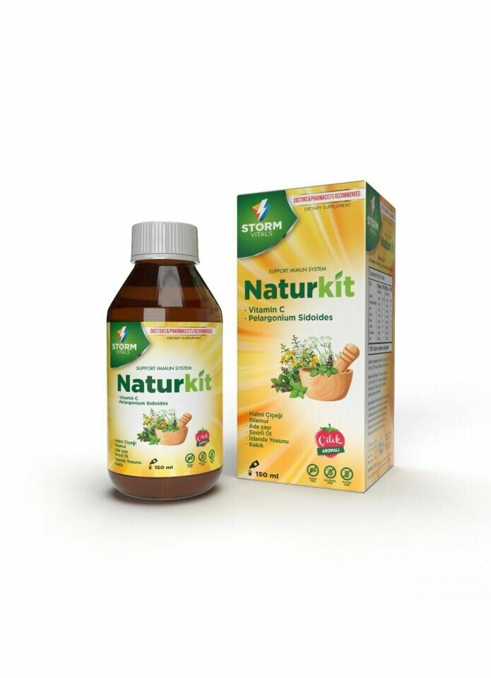 Storm Naturkit Bitki Ekstreleri ve Vitamin C+ Pelargonyum 150 ml